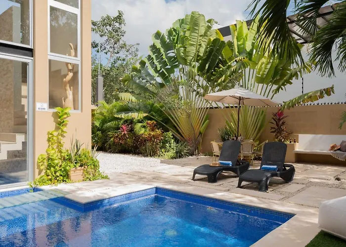 Private Modern Villa-pool Beds-ac-internet-parking-grill * Tulum