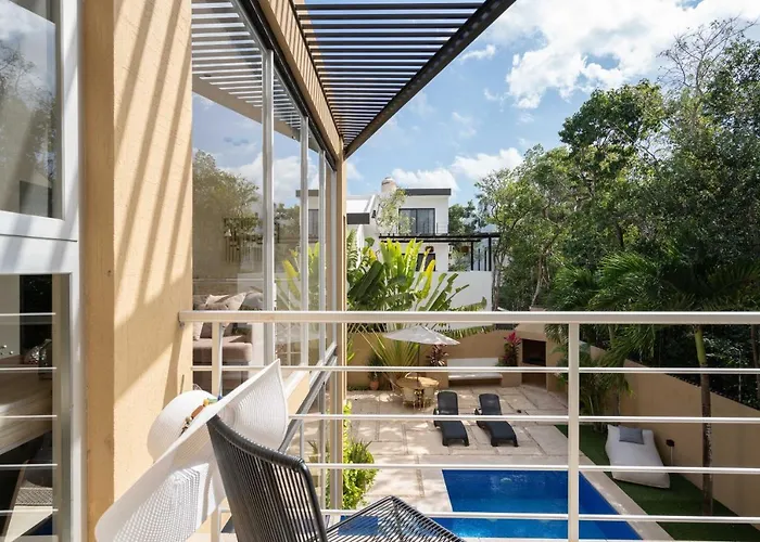 Private Modern Villa-pool Beds-ac-internet-parking-grill Tulum